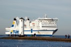 Kolizja promów TT-Line i Stena Line w szwedzkim porcie