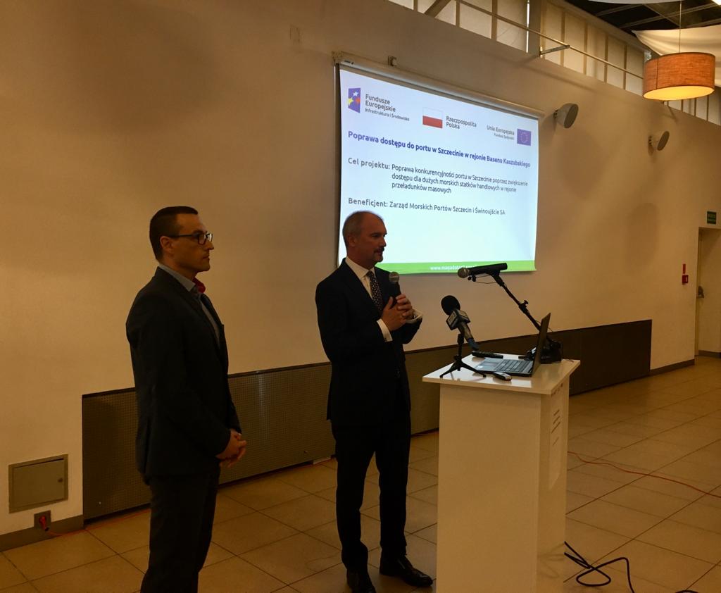 Port Szczecin: postęp prac związanych z budową oraz przebudową nabrzeży w Basenie Kaszubskim-GospodarkaMorska.pl