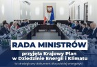 Rząd przyjął Krajowy Plan w dziedzinie Energii i Klimatu