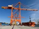 Nowe suwnice STS już na nabrzeżu BCT w Gdyni – zakończono rozładunek