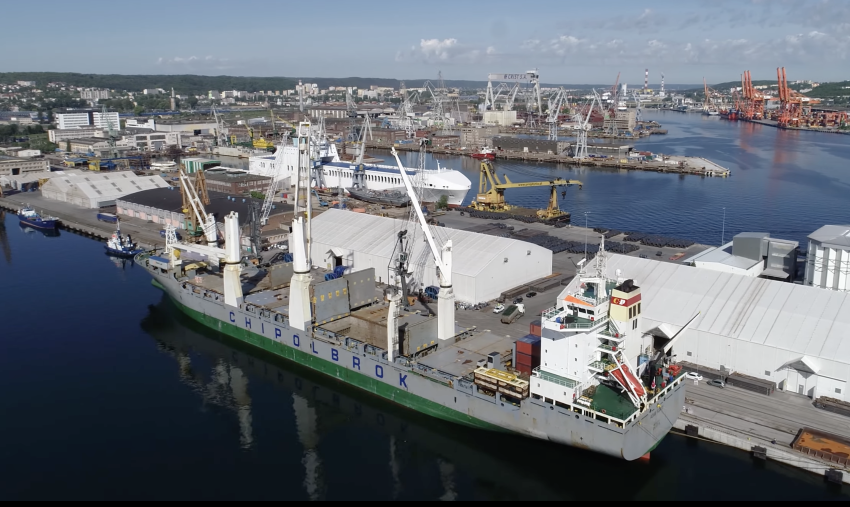 Adam Asnyk w Porcie Gdynia