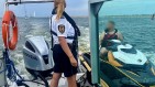 Skuter wodny rozbił się o falochron w Górkach Zachodnich 