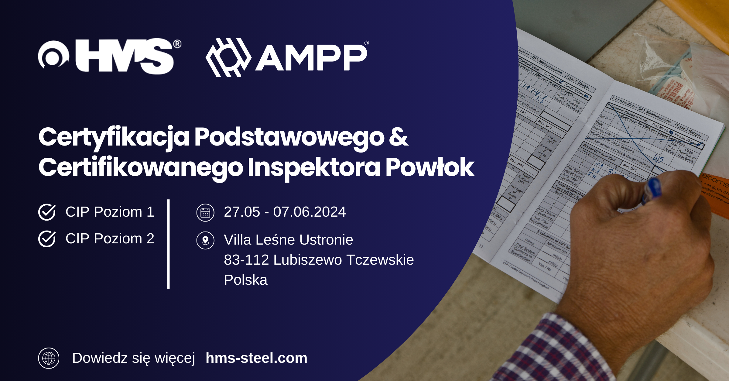 Szkolenie AMPP (NACE International) w Polsce: Certyfikacja Inspektora Powłok Malarskich - GospodarkaMorska.pl