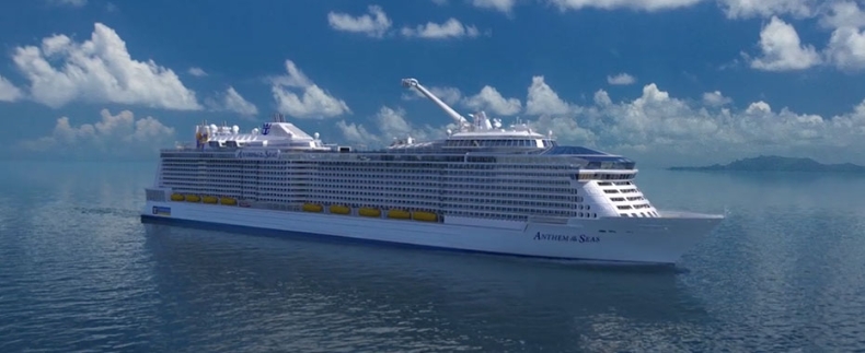 Anthem of the Seas dotknie wody po raz pierwszy - GospodarkaMorska.pl