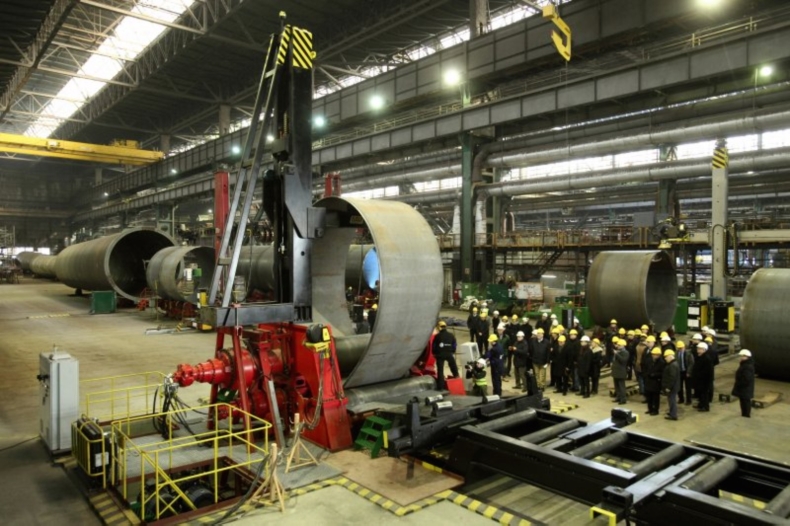 W Stoczni Gdańsk uruchomiono największą w Polsce zwijarkę - GospodarkaMorska.pl