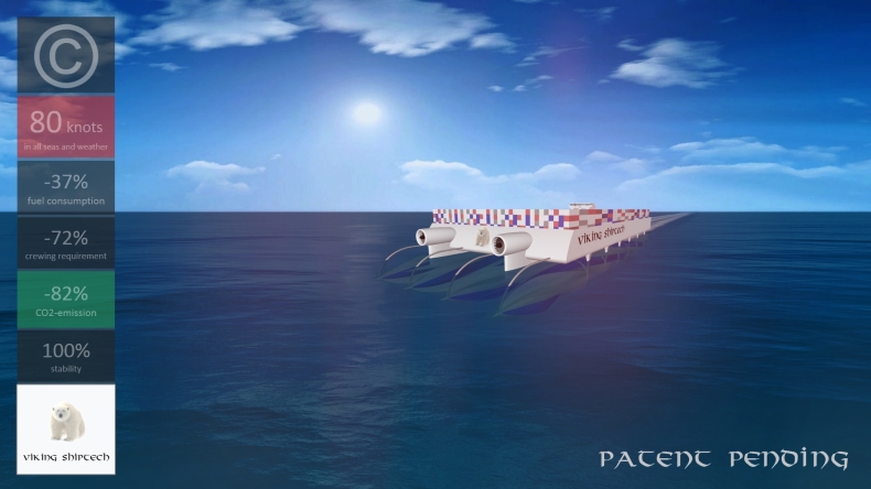 Norwegowie chcą opatentować kontenerowiec osiągający prędkości 80 węzłów - GospodarkaMorska.pl