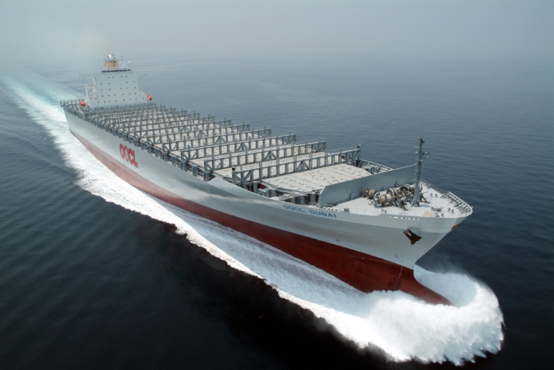 OOCL poszerzy flotę o sześć mega kontenerowców - GospodarkaMorska.pl