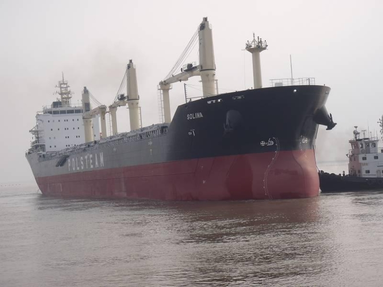 M/s Solina masowiec należący do PŻM w Szczecinie - GospodarkaMorska.pl