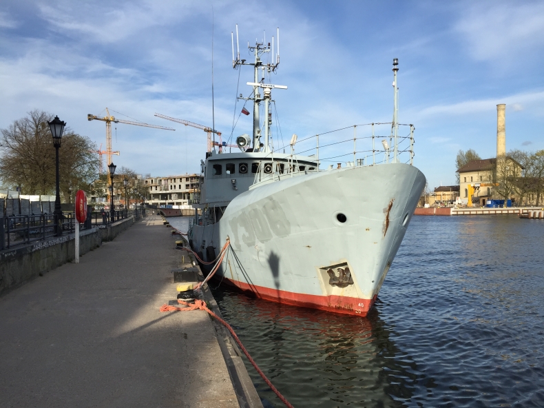 Zacumowane na gdańskiej Motławie dwa duńskie okręty czekają na remont - GospodarkaMorska.pl
