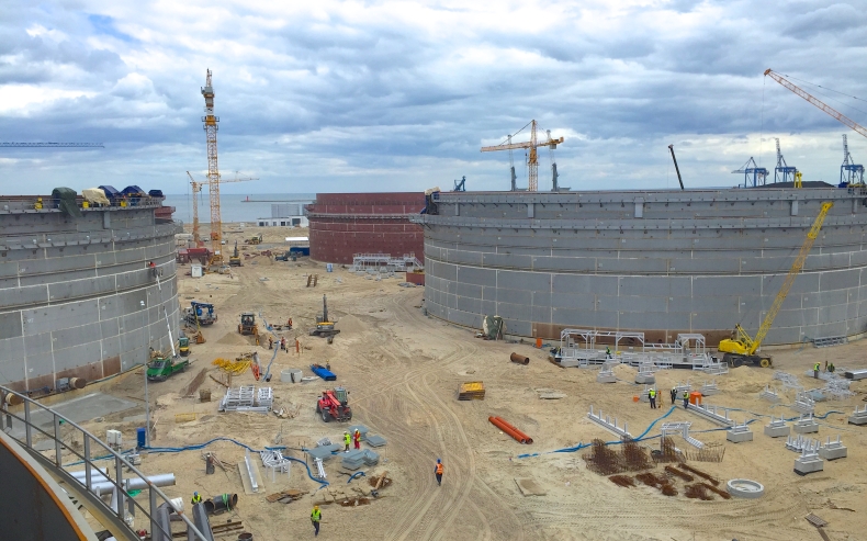 Terminal PERN „rośnie” w ekspresowym tempie (foto,wideo) - GospodarkaMorska.pl
