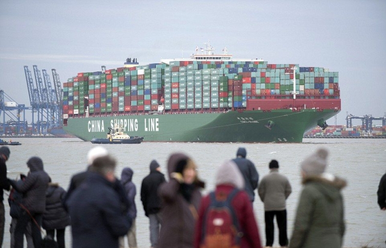 Tak wygląda największy kontenerowiec świata - GospodarkaMorska.pl