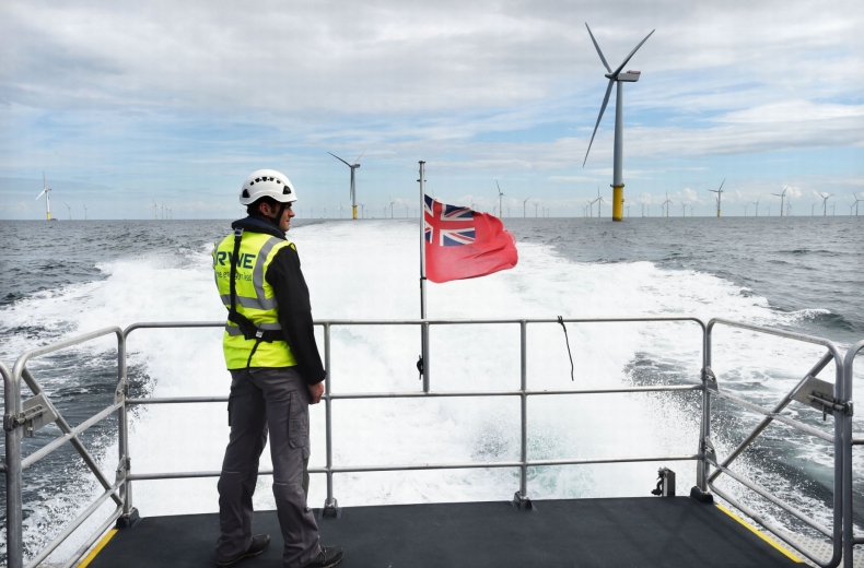 U wybrzeży Walii uruchomiono drugą największą farmę wiatrową na świecie - GospodarkaMorska.pl