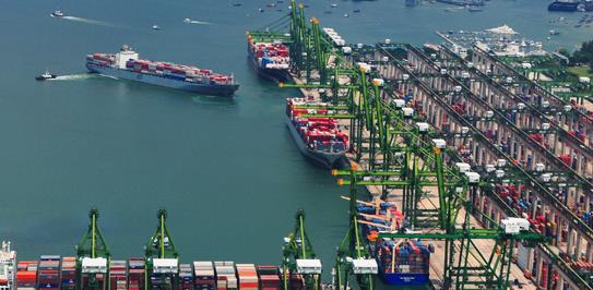 Zakończono kolejną fazę rozbudowy portu w Singapurze - GospodarkaMorska.pl