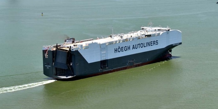 Największy na świecie statek PCTC już w rękach Höegh Autoliners - GospodarkaMorska.pl