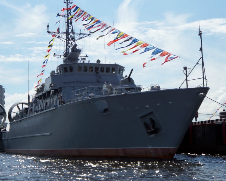 Rosyjska duma już na wodzie. Jedyny taki okręt na świecie - GospodarkaMorska.pl