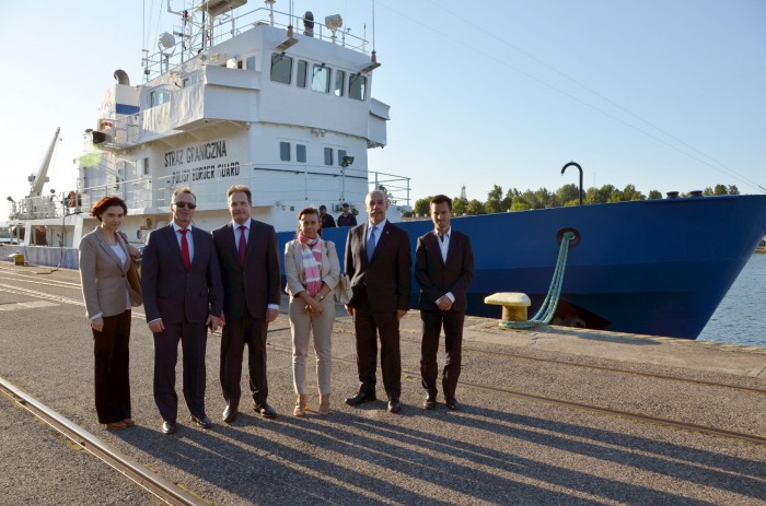 Delegacja Frontex z wizytą w MOSG i WMOSG - GospodarkaMorska.pl