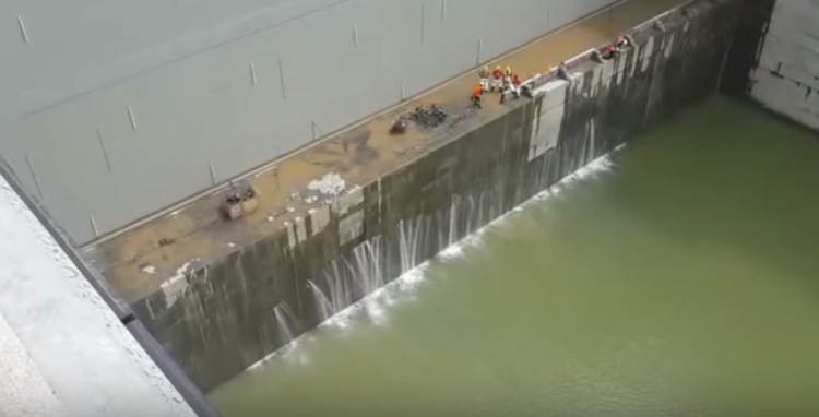 Kanał Panamski przecieka. Inwestycja zagrożona (WIDEO) - GospodarkaMorska.pl