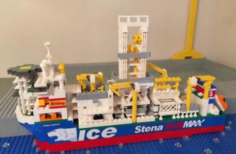 Pasjonat zbudował statek z klocków Lego (WIDEO) - GospodarkaMorska.pl