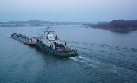 Transport Renem i Dunajem ograniczony. Powodem susza - GospodarkaMorska.pl