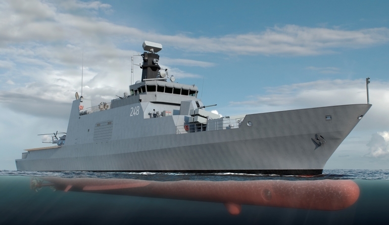 Rolls-Royce pochwalił się projektem Miecznika - GospodarkaMorska.pl