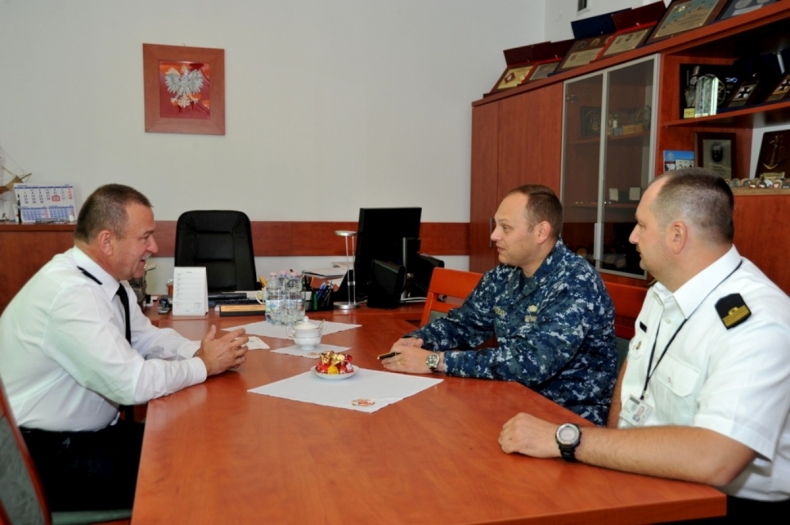 Morski Attache Obrony USA z wizytą w 3. Flotylli Okrętów - GospodarkaMorska.pl