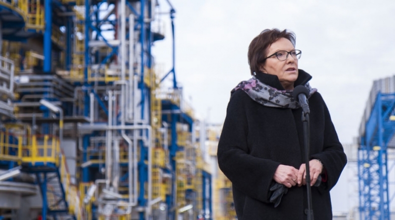 Premier Ewa Kopacz w Gdańsku - kampania wyborcza z gospodarką morską w tle - GospodarkaMorska.pl