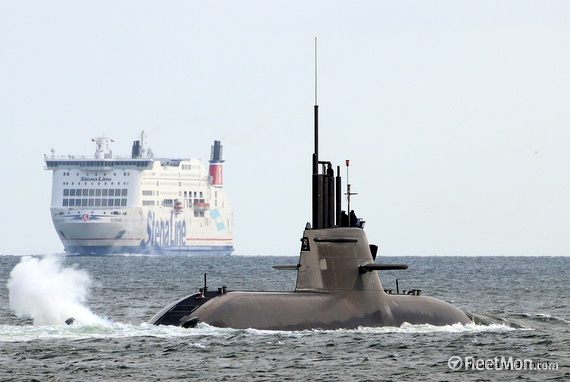 Wizyta niemieckiego okrętu podwodnego w Gdyni - GospodarkaMorska.pl