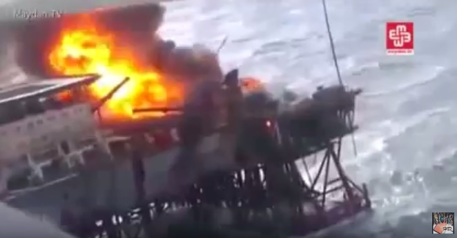 32 ofiary śmiertelne w pożarze na platformie wiertniczej  (wideo) - GospodarkaMorska.pl