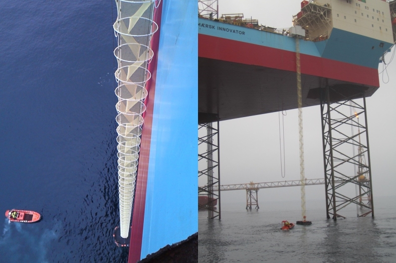 Rekordowa 81-metrowa rynna ewakuacyjna (wideo) - GospodarkaMorska.pl