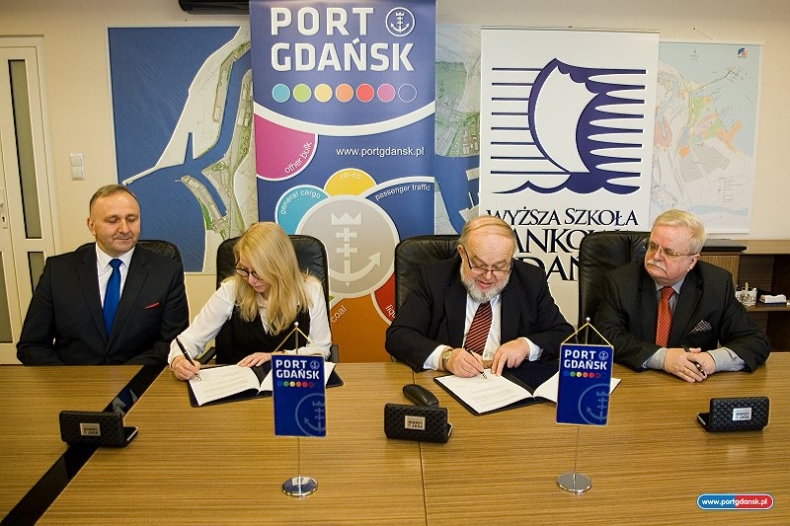 Port Gdańsk zawarł porozumienie o współpracy z Wyższą Szkołą Bankową - GospodarkaMorska.pl