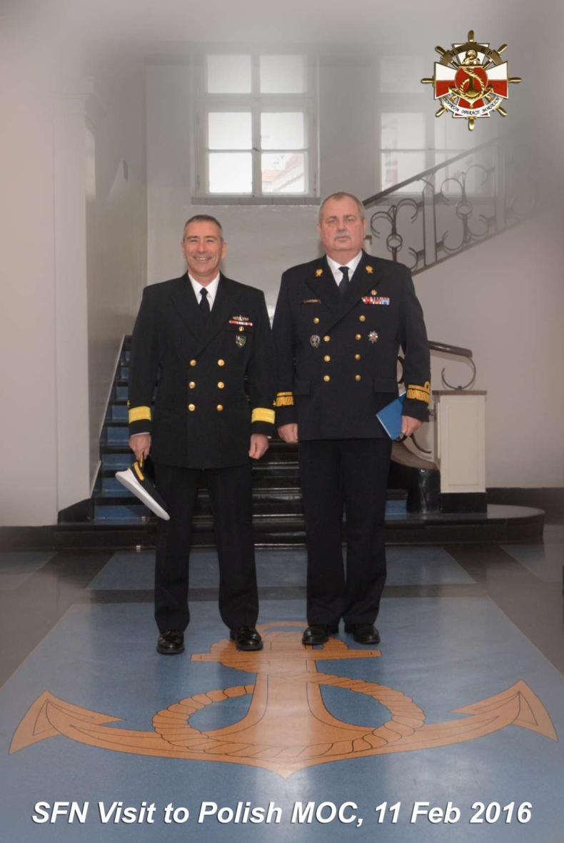 Szef sztabu STRIKFORNATO kontradmirał Roy Kitchener w COM-DKM - GospodarkaMorska.pl