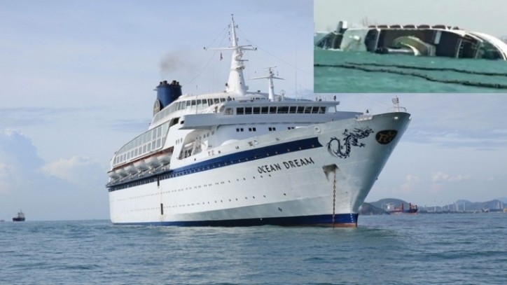 Zatonął porzucony rok temu liniowiec. Istnieje ryzyko wycieku (WIDEO) - GospodarkaMorska.pl