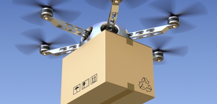 Pierwsza dostawa przesyłki na tankowiec za pomocą drona - GospodarkaMorska.pl