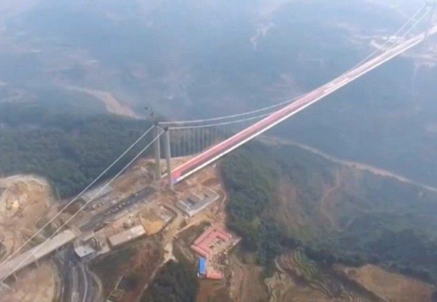 Najdłuższy i najwyższy most w Azji. Fantastyczne wideo - GospodarkaMorska.pl