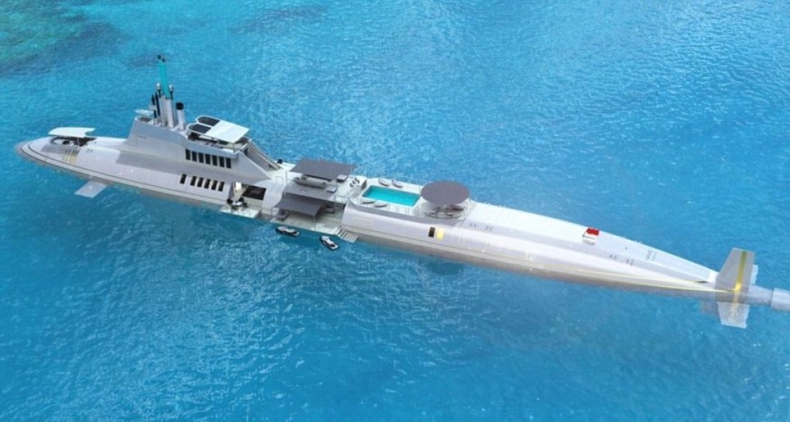 Oto super nowoczesny jacht podwodny (wideo) - GospodarkaMorska.pl