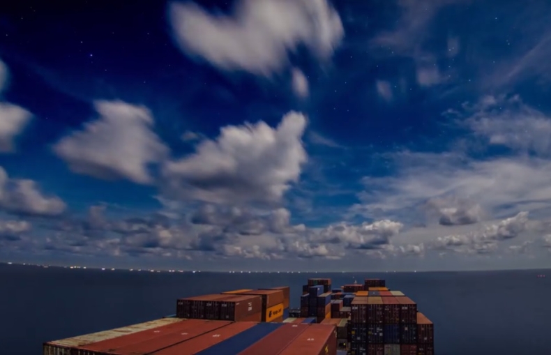 Dwa tygodnie w dwie minuty. Fantastyczne nagranie (timelapse) - GospodarkaMorska.pl