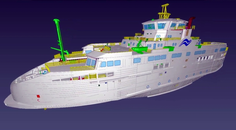 Remontowa Marine Design & Consulting nagrodzona za animację 3D promów (wideo) - GospodarkaMorska.pl