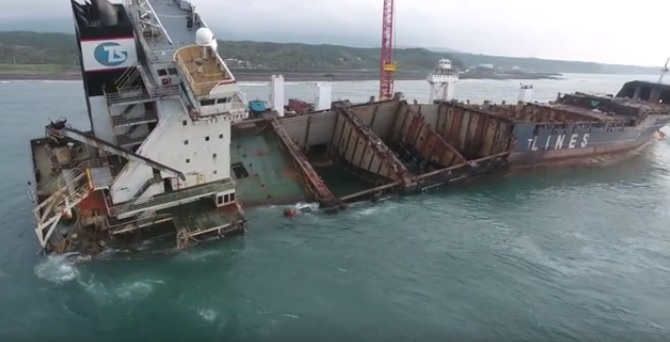 TS Taipei zaczął się przełamywać (wideo) - GospodarkaMorska.pl