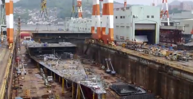 Tak buduje się 124000-tonowego kolosa (time-lapse) - GospodarkaMorska.pl