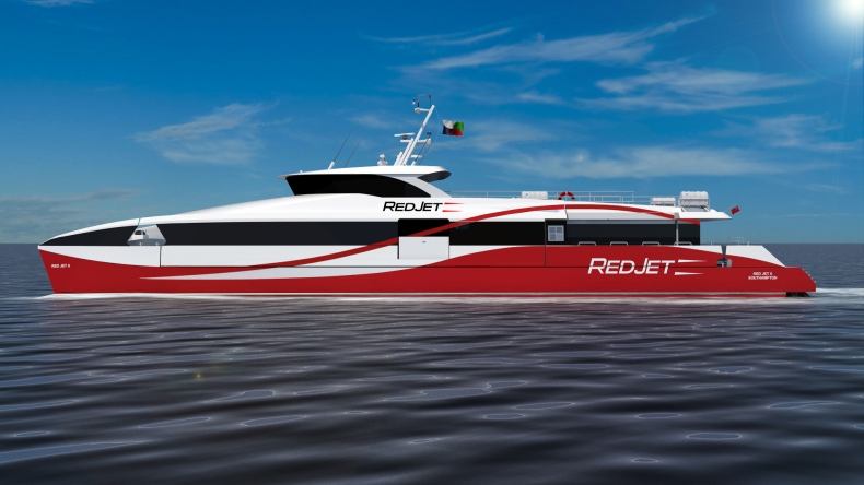 Superszybki Red Jet 6 już wkrótce na trasie Isle of Wight-Southampton - GospodarkaMorska.pl