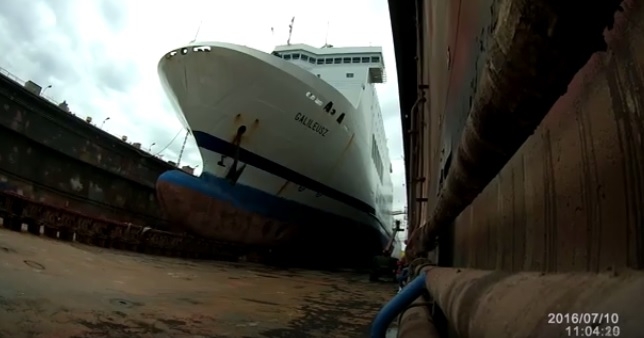 Kolejny prom w szczecińskim doku (wideo) - GospodarkaMorska.pl