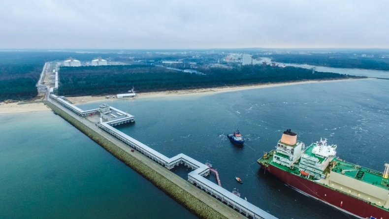 Ponad milion metrów sześciennych gazu przyjął terminal LNG - GospodarkaMorska.pl