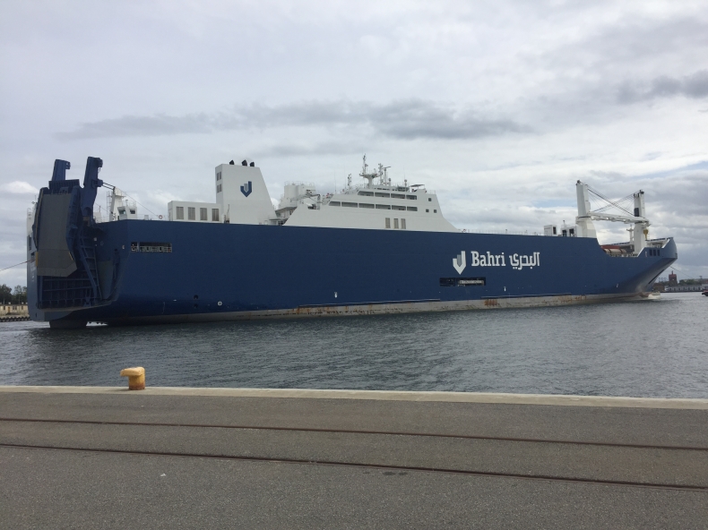 Kolejny rorowiec wypłynął z Gdańska do Arabii Saudyjskiej - GospodarkaMorska.pl