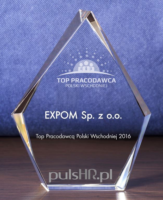 Expom laureatem Top Pracodawca Polski Wschodniej 2016 - GospodarkaMorska.pl