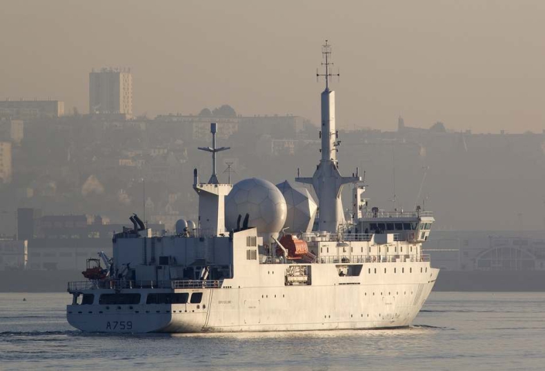 Francuski okręt zwiadu elektronicznego przypływa do Gdyni - GospodarkaMorska.pl