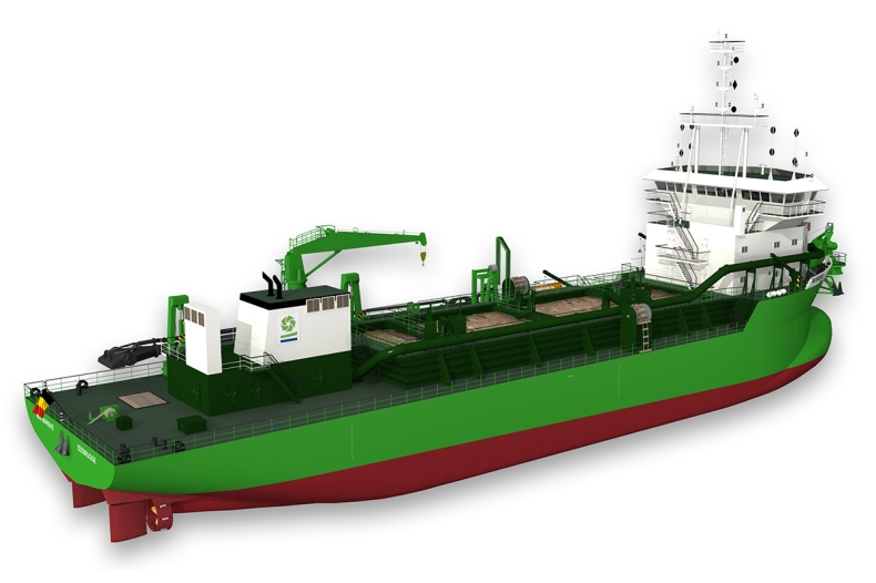 Pierwsze na świecie pogłębiarki napędzane LNG - GospodarkaMorska.pl