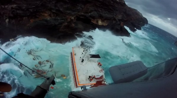 W Grecji statek z polskimi marynarzami osiadł na mieliźnie (foto, wideo) - GospodarkaMorska.pl