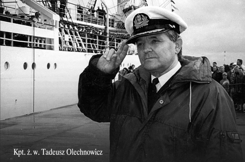 Nie żyje kpt. Tadeusz Olechnowicz, ostatni komendant „Daru Pomorza” i pierwszy „Daru Młodzieży” - GospodarkaMorska.pl