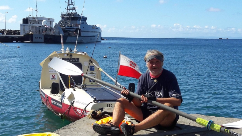 Romuald Koperski przepłynął Ocean Atlantycki. Wyprawa zakończyła się sukcesem - GospodarkaMorska.pl