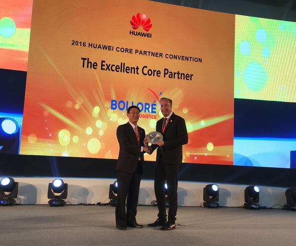 Bolloré Logistics nagrodzony przez Huawei - GospodarkaMorska.pl